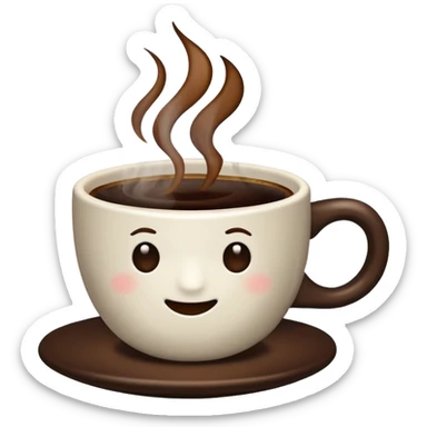 Cup of coffee sticker