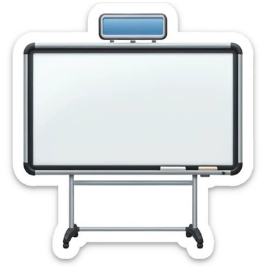 whiteboard in classroom sticker