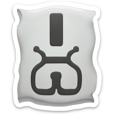 white addition sign sticker