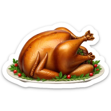roast turkey sticker
