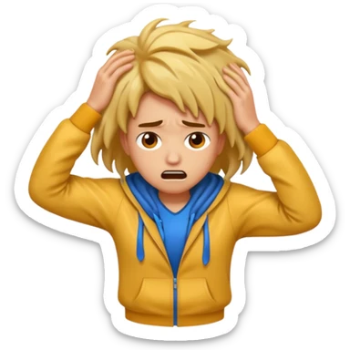 angriest face for when your clothes stick to you  sticker