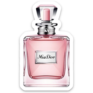 miss dior parfume sticker