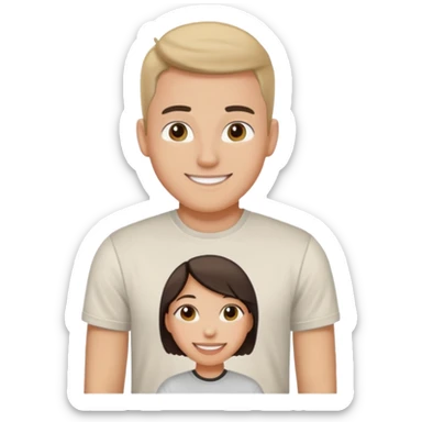 A avartar like a boyfriend send to a girl friend through message:wifey sticker