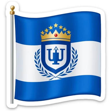 Tishk International University flag sticker