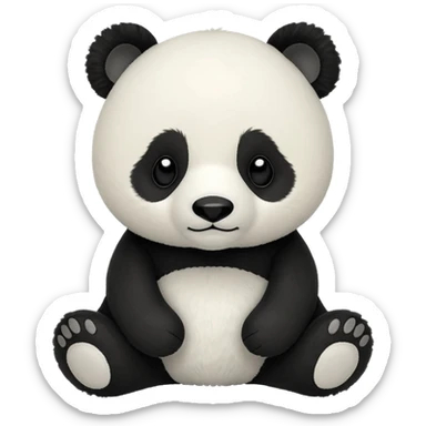Jellycat Panda Smudge sticker