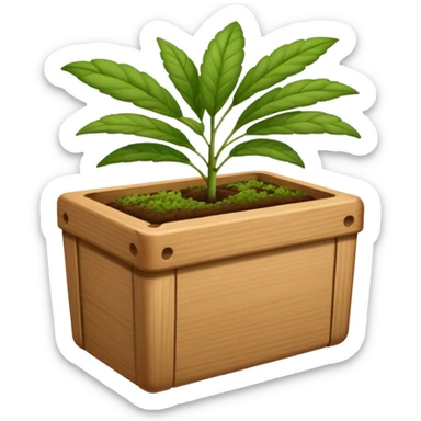 Paquete de yerba con un mate en el centro sticker