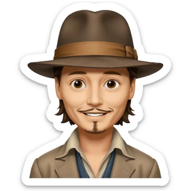 johnny depp sticker