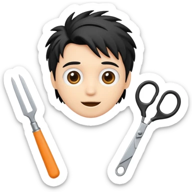 Scissoring animated  sticker