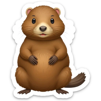 Haz un ornitorrinco es como cuerpo de nutria tiene pico de pato sticker