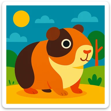 Guinea pig sticker