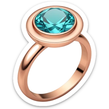 rose gold ring sticker