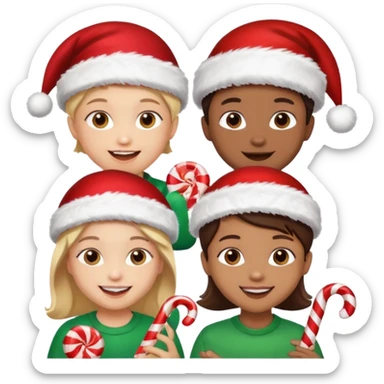 Marry Cristmas Candy children sticker