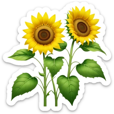 Sunflower, national flower of Ukraine sticker