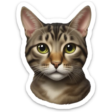 Zlatan cat in Marvel Avengers style, oil paint, mysterious eyes, intricate lips, masterpiece portrait , odd perspective, beautiful, desirable, logical sticker