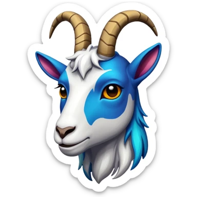 make a graffiti sticker that says GOAT sticker