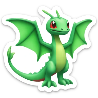 Full body shiny Flygon-grovyle sticker