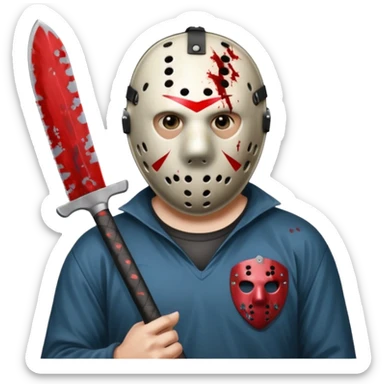 Jason Voorhees sticker