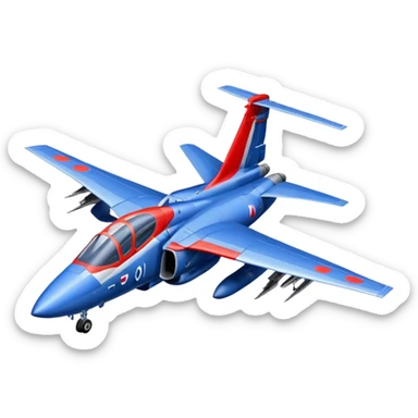 Alpha jet patrouille de France sticker