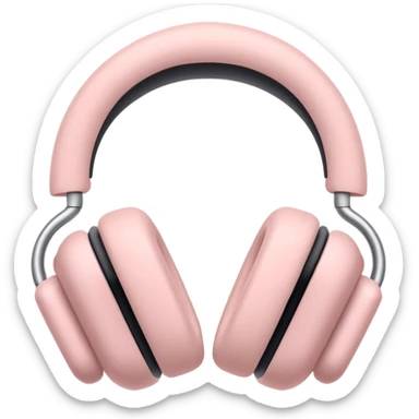 Airpods max light pink  sticker