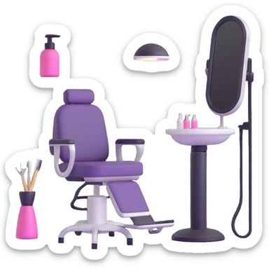 beauty salon network sticker