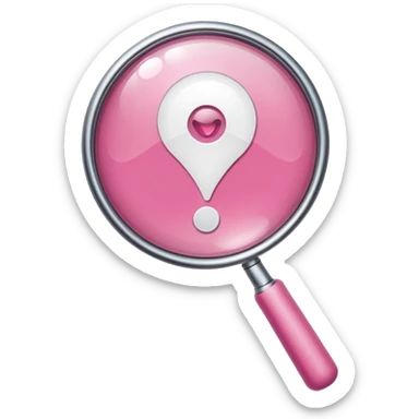 mix light pink dark pink and white girly internet wifi with a magnifying glass sticker