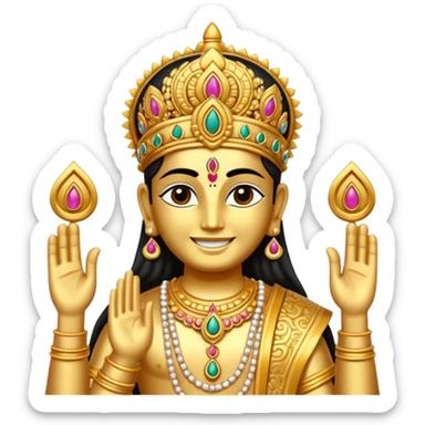 Lord venkateshwara namam sticker
