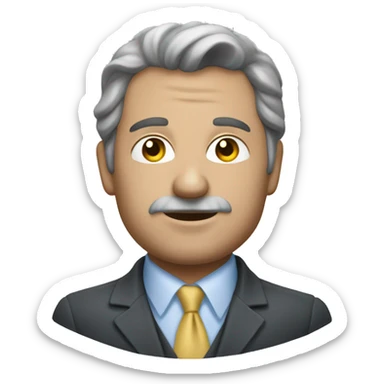 un homme d'affaire de l'argent sticker