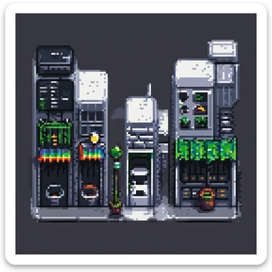 Create a purely background image, Gotham City street, dark and rainy. sticker