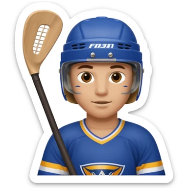 hockey player sticker