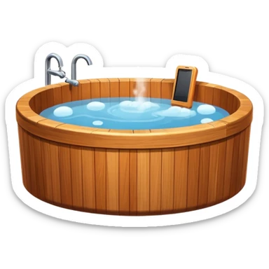 Hot tub sticker
