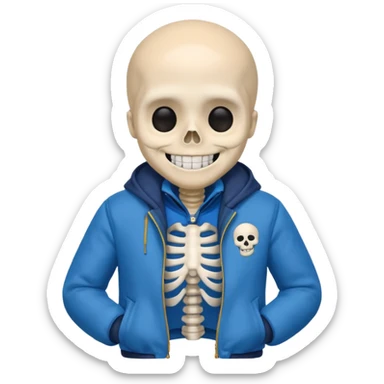 sans the skeleton sticker
