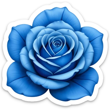 Rosa azul sticker