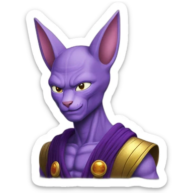 Beerus sticker