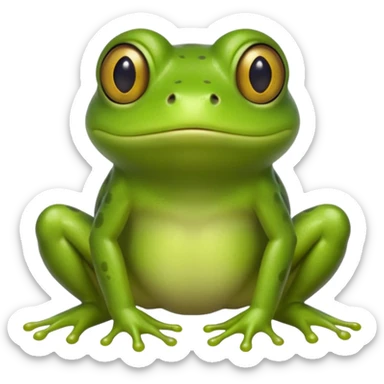 🐸 the the moment  sticker