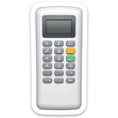 air conditioner remote standing upwards sticker