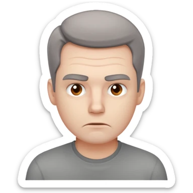 the most boring man in the world ultra realistic sticker