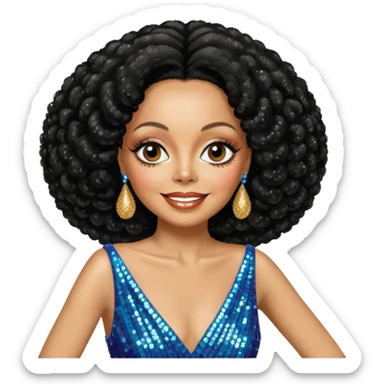 Diana Ross sticker