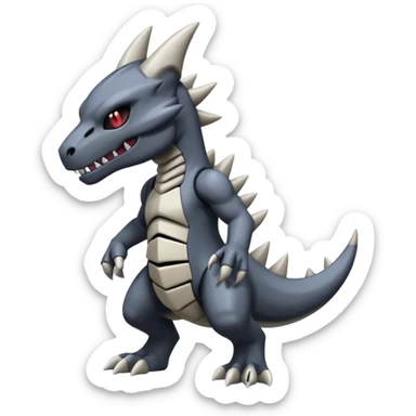 Futuristic Marowak-Duskull-Darkdramon-fusion sticker
