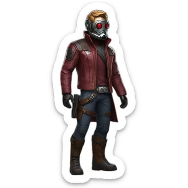 star lord full body sticker