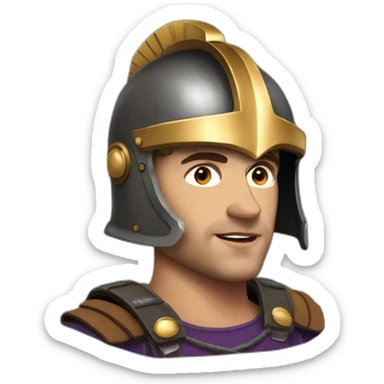 Paul Mescal hot wearing a gladiator helmet sticker