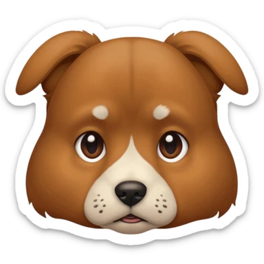 Una perro agobiado sticker