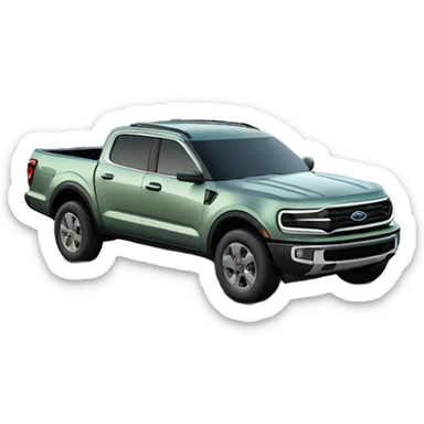 2023 ford Maverick truck, cactus grey color like light green grey sticker