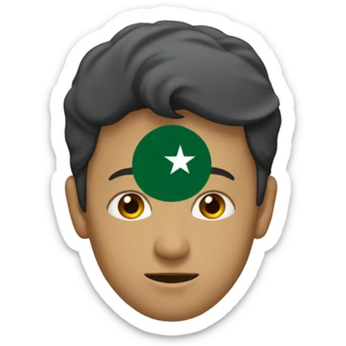 What comes to your mind when you hear the term PAKISTAN? sticker