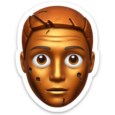 Rust man sticker
