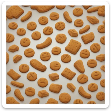 a single speculoos cookie sticker