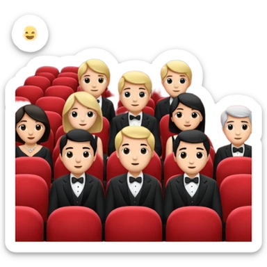 Audience small sticker