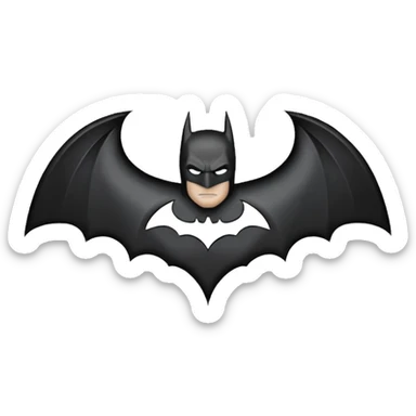 Batman logo sticker