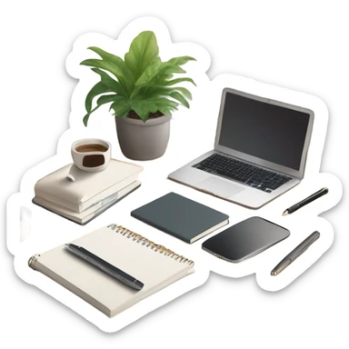 Work aesthetic  sticker