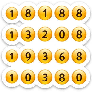 Rank 1 though 100 sticker