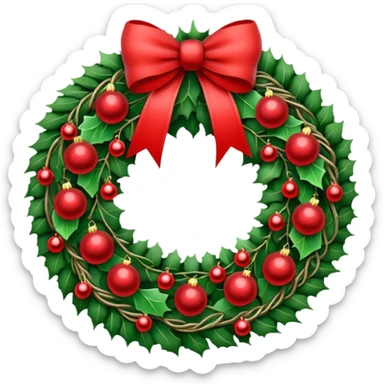 Christmas wreaths  sticker